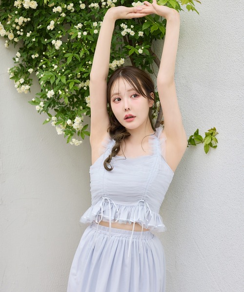 one after another NICE CLAUP タンクトップ ノースリーブ 「Tulle