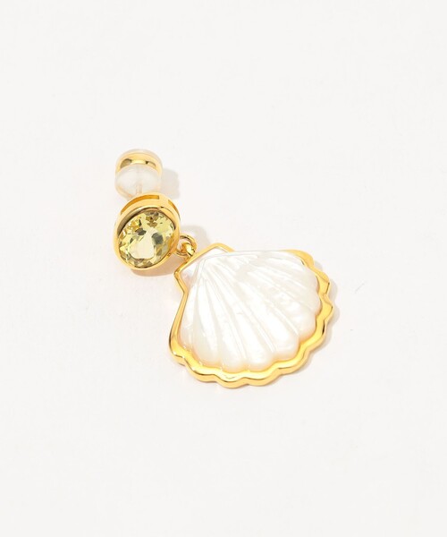 ピアス Lizzie Fortunato LUNA SHELL ピアス レディースの画像