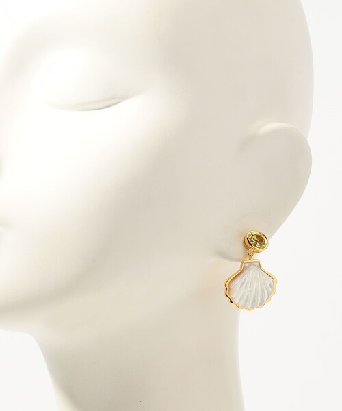 ピアス Lizzie Fortunato LUNA SHELL ピアス レディースの画像