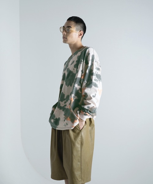 「Aphlotus」 長袖Tシャツ SMALL ネイビー メンズ_画像3