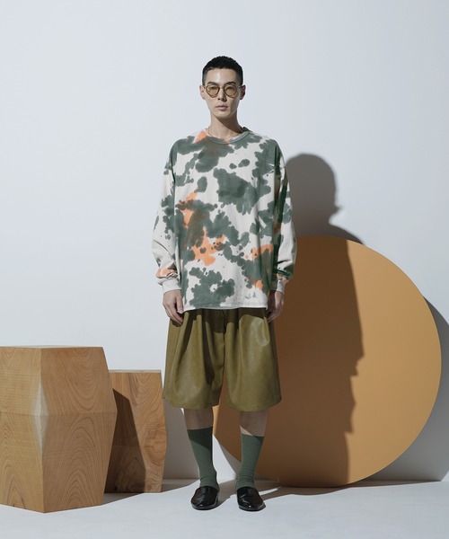 「Aphlotus」 長袖Tシャツ SMALL ネイビー メンズ_画像8