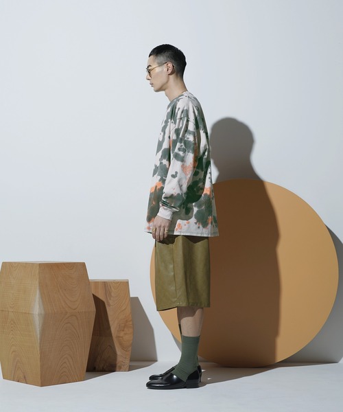 「Aphlotus」 長袖Tシャツ SMALL ネイビー メンズ_画像9