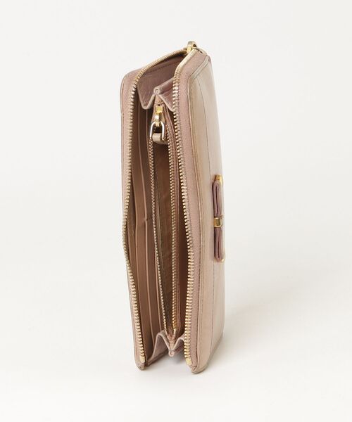 PRADA（プラダ） サフィアーノレザー リボン 財布 - ベージュ