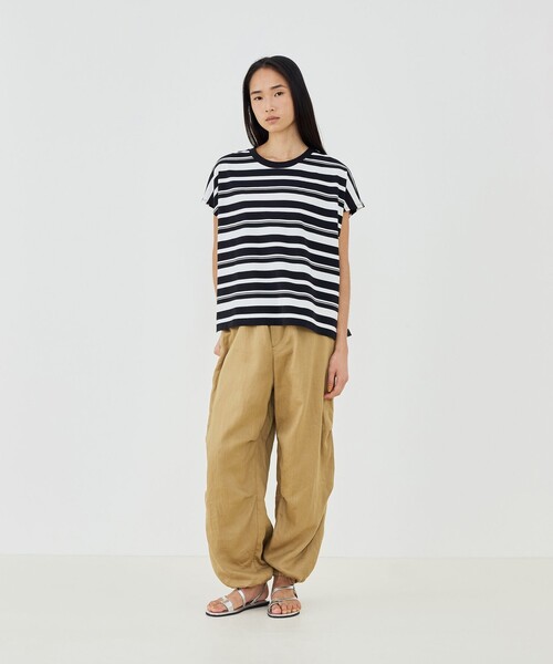 tシャツ ファインコットン ワイドプルオーバー レディースの画像
