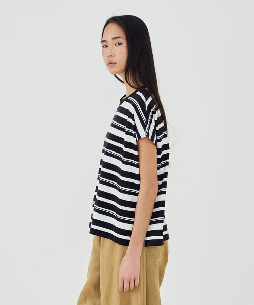 tシャツ ファインコットン ワイドプルオーバー レディースの画像