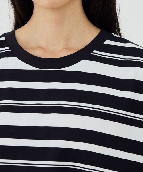 tシャツ ファインコットン ワイドプルオーバー レディースの画像