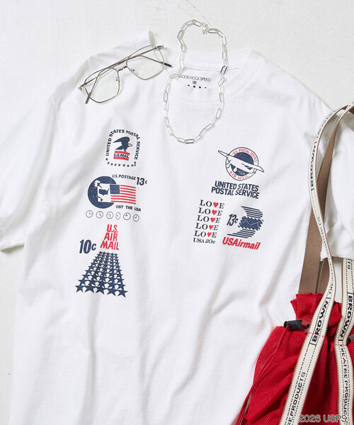 FREAK'S STORE（フリークスストア） tシャツ 半袖 GOOD ROCK SPEED
