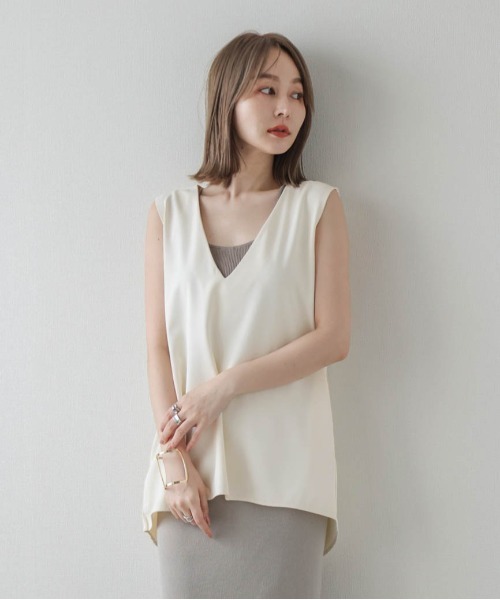 「La-gemme」 セットアップ M ベージュ レディース_画像6