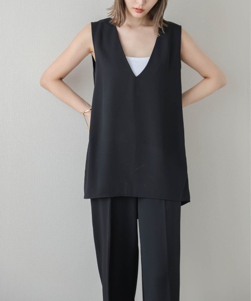 「La-gemme」 セットアップ M ベージュ レディース_画像9