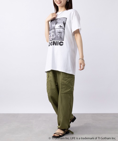 「GOOD ROCK SPEED」 半袖Tシャツ FREE ホワイト系その他2 レディース_画像2