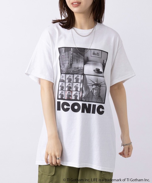 「GOOD ROCK SPEED」 半袖Tシャツ FREE ホワイト系その他2 レディース_画像5