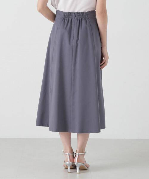 「PROPORTION BODY DRESSING」 フレアスカート MEDIUM ダークグレー レディース_画像8