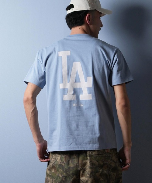 【美品】  半袖Tシャツ NEW ERA（ニューエラ） 半袖Tシャツ M ライトブルー メンズ : ZOZOTOWN
