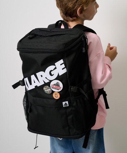 XLARGE KIDS（エクストララージ キッズ） リュック ロゴスクエアバック
