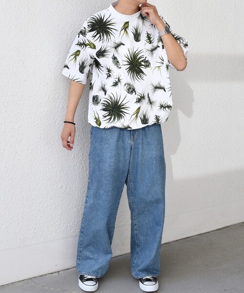 「PHATEE」 半袖Tシャツ MEDIUM グリーン メンズ_画像8