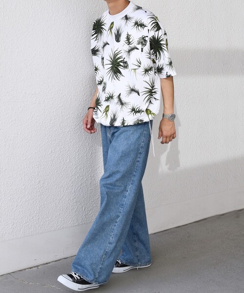 「PHATEE」 半袖Tシャツ MEDIUM グリーン メンズ_画像9