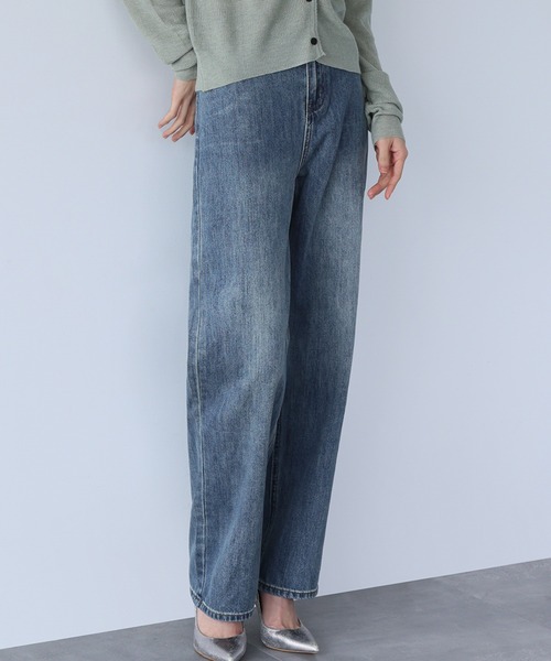 「LOWO」 デニムパンツ M ブラック レディース_画像3