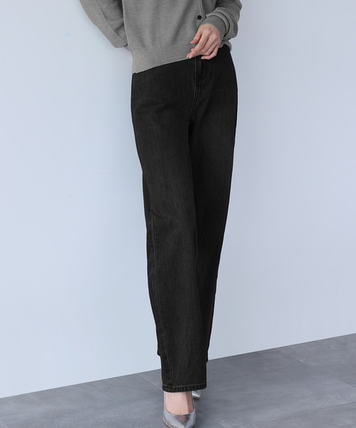 「LOWO」 デニムパンツ M ブラック レディース_画像5
