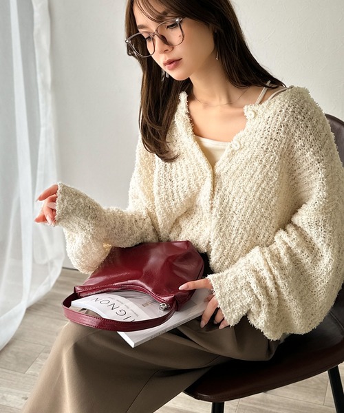 「classicalelf」 ニットカーディガン SMALL ブラック レディース_画像2