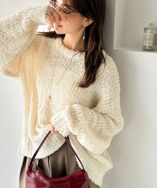 「classicalelf」 ニットカーディガン SMALL ブラック レディース_画像5
