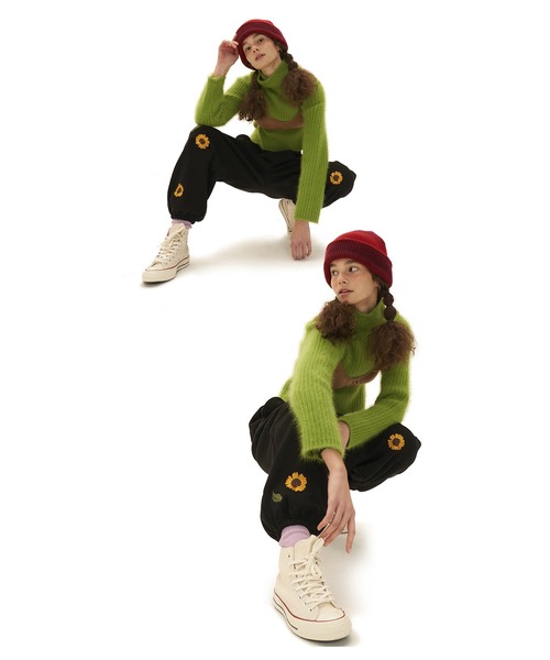 くには 『ODDONEOUT/オッドワンアウト』SUNFLOWER NEEDLEWORK SWEATPANTS / サンフラワー ニードルワーク スウェットパ ZOZOTOWN PayPayモール店 - 通販 - PayPayモール にディテー