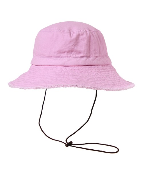 14+（イチヨンプラス） 帽子 ハット フリンジ紐付きウォッシュハット