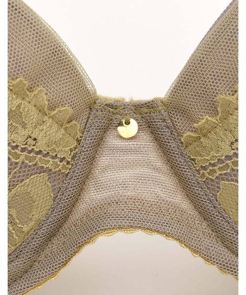 ☆Aubade モールド ストレッチ レース メッシュ ブラ AMPHI(ワコール) ブラジャー BRAGENIC Smoothing/ストレッチ