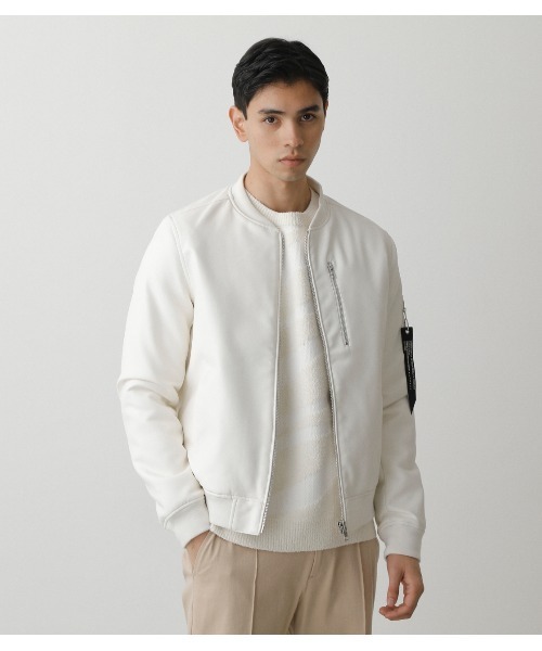 セール アウター FAUX LEATHER MA-1/フェイクレザーMA-1 ZOZOTOWN 【送料無料/即納】 felim FAKE MA-1 LEATHER ライダースジャケット
