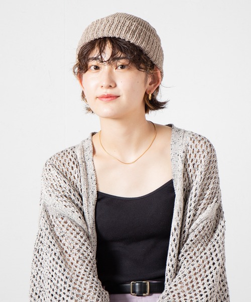 RACAL（ラカル） ニット帽 ニットキャップ レディース Summer Paper
