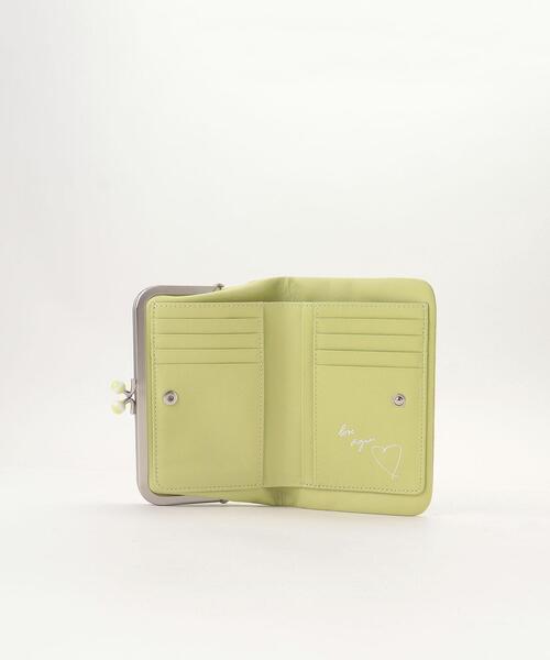 agnes b.（アニエスベー） 財布 レザー がま口 ウォレット ”Irene