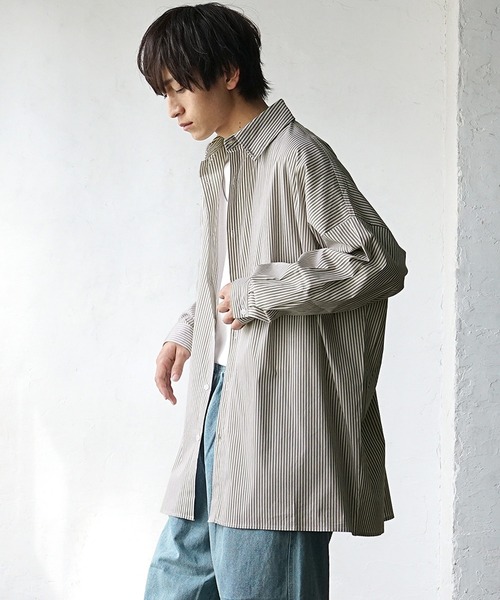 MinoriTY（マイノリティ） シャツ 「MinoriTY」ストライプビッグ