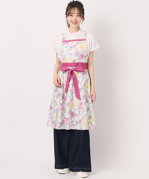 LAURA ASHLEY（ローラアシュレイ） エプロン 「70周年セレブ