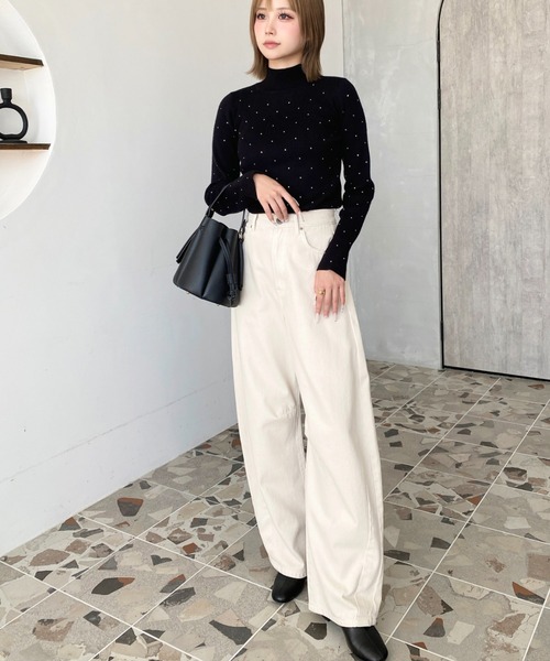 momentel star デニムパンツ 24AW moment+ ジーンズ デニム デニムパンツ 「累計販売枚数1万枚突破