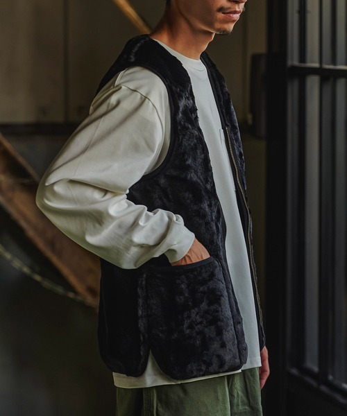 Barbour（バブアー） ベスト ジレ barbour（バブアー）ファーライナー