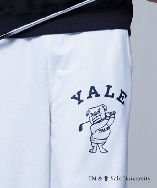 パンツ レディース YALE ロゴプリントパンツ｜zozo｜07