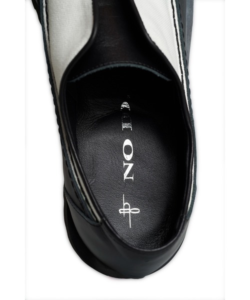 NO ID.（ノーアイディー） スリッポン 「NO ID.」Front Gore Moccasin