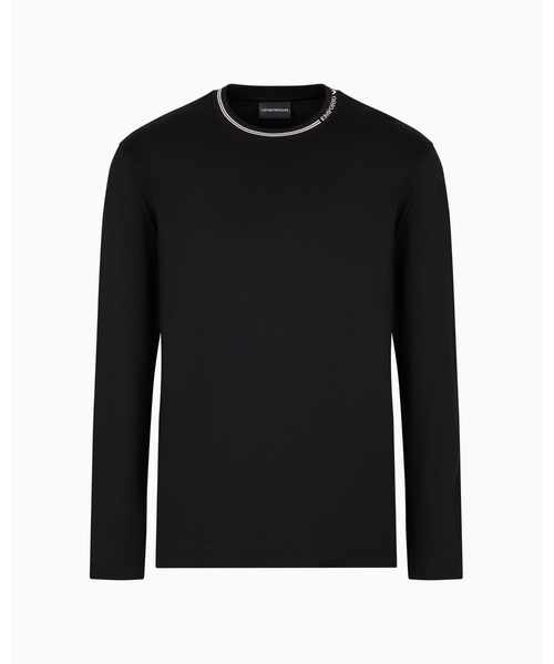 Emporio Armani◆ASV フード スウェットシャツ リヨセル混紡 3色 エンポリオ アルマーニ】フード付きジップアップ スウェット