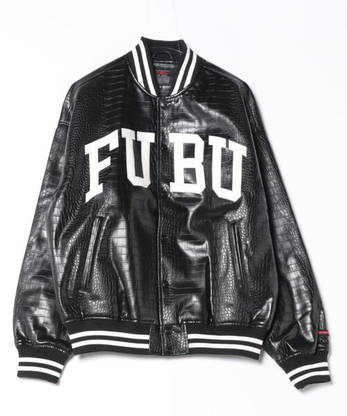 JUGLANS（ユグランス） スタジャン FUBU Python Faux Leather Varsity