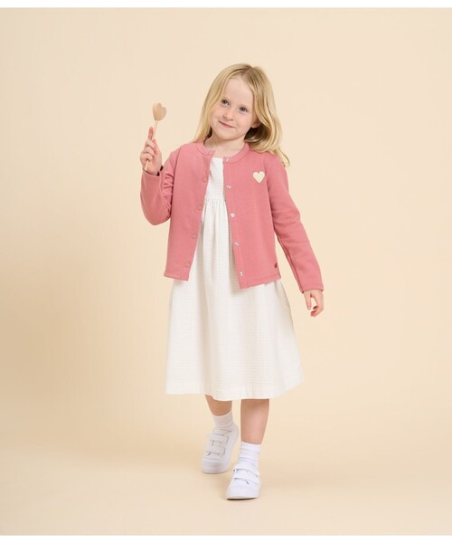 【新品】プチバトー　3点セット　81cm 女の子 カーディガン ワンピース ピンク PETIT BATEAU ベビー3点セット｜ベビー服・子供服通販のPETTIT BATEAU【公式】