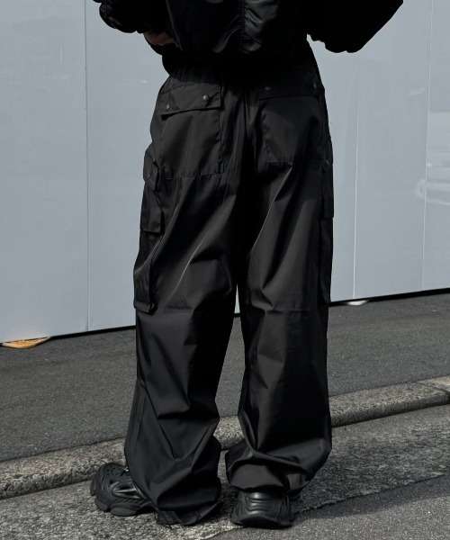 極美品　ソフネット マルチポケット カーゴパンツ イージーパンツ ブラック XL D.HYGEN - Stretch Denim Multi Pocket Cargo Jog Pants