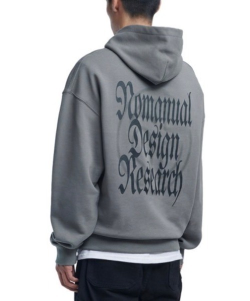 パーカー・フーディ NOMANUAL MANERO HOODIE GRAY NM63HD14M1GY NOMANUAL パーカー 「NOMANUAL」MANERO HOODIE メンズ