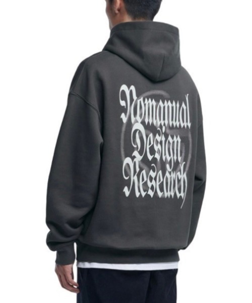 NOMANUAL パーカー 「NOMANUAL」MANERO HOODIE メンズ