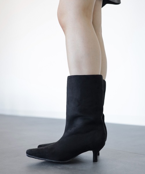 SESTO（セスト） ブーツ ミッドヒールストレートブーツ レディース