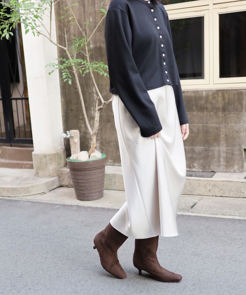 SESTO（セスト） ブーツ ミッドヒールストレートブーツ レディース