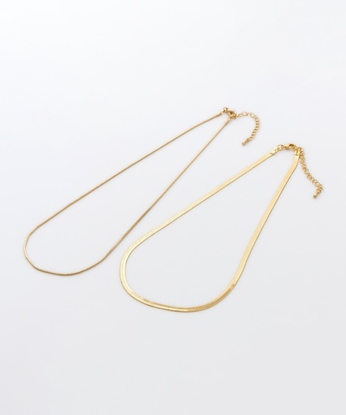 ciite' ネックレス チェーンネックレス 2個セット レディース