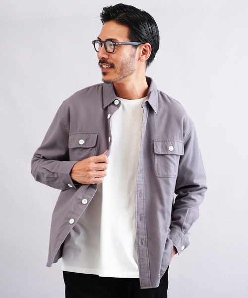 JIGGYS SHOP（ジギーズショップ） シャツ 長袖CPOフランネルシャツ