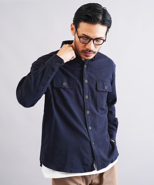 L 新品 SEESEE シーシー フランネルシャツ ビッグシャツ L 新品 SEESEE