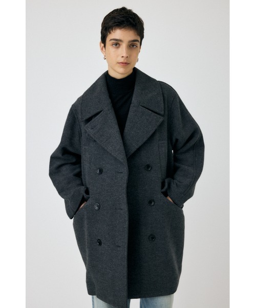 MOUSSY ピーコート pコート DOUBLE BREASTED ミドルコート