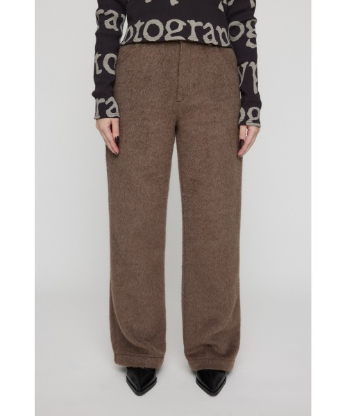 スラックス パンツ 撥水強撚PEサスペンダーパンツ レディース