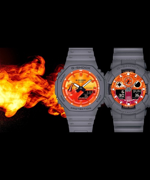 G-SHOCK 腕時計 Flame inside series / GA-2100FL-8AJF メンズ